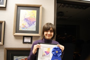 Amber wins art award!